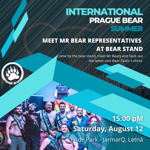 Meet Mr Bear representatives at bear stand