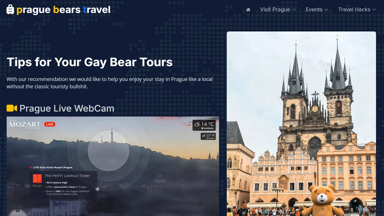 prague bears travel